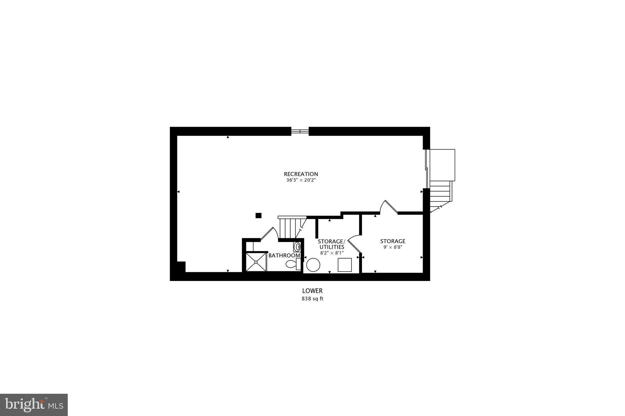 11718 Whittier Road Bowie, MD 20721 - Photo 70 of 70 Floorplan - Basement