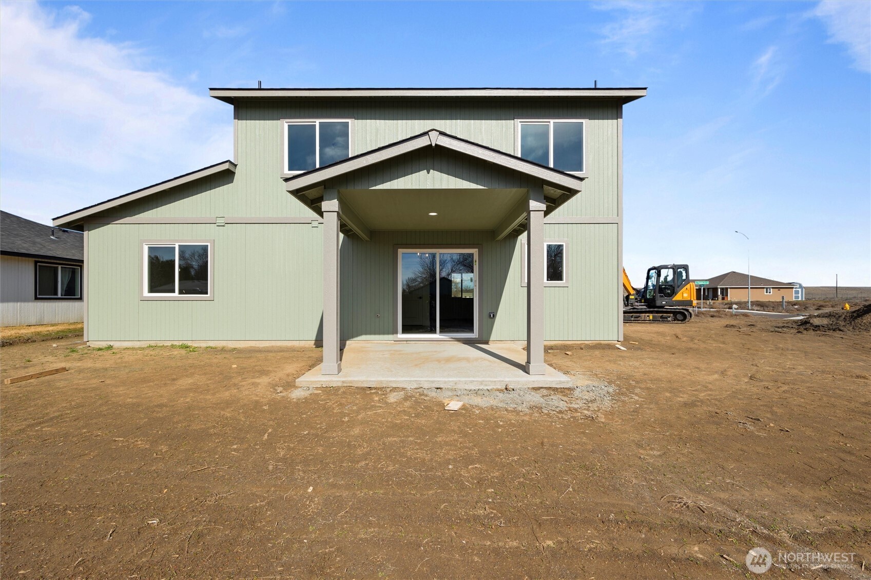 653 East Franklin Street Connell, WA 99326 - Photo 24 of 26 a view of a house with roof deck