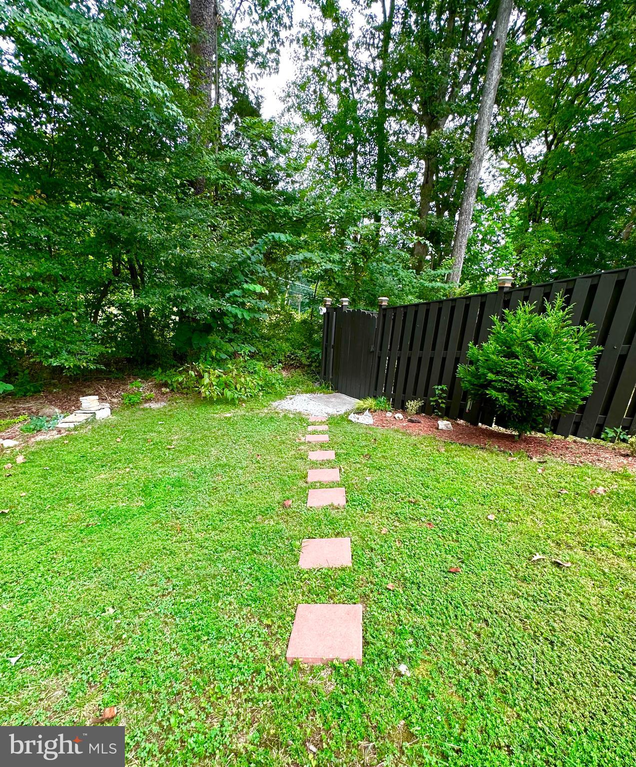 8301 Windfall Road Springfield, VA 22153 - Photo 22 of 27 a backyard of a house with lots of green space