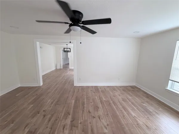 wooden floor in an empty room