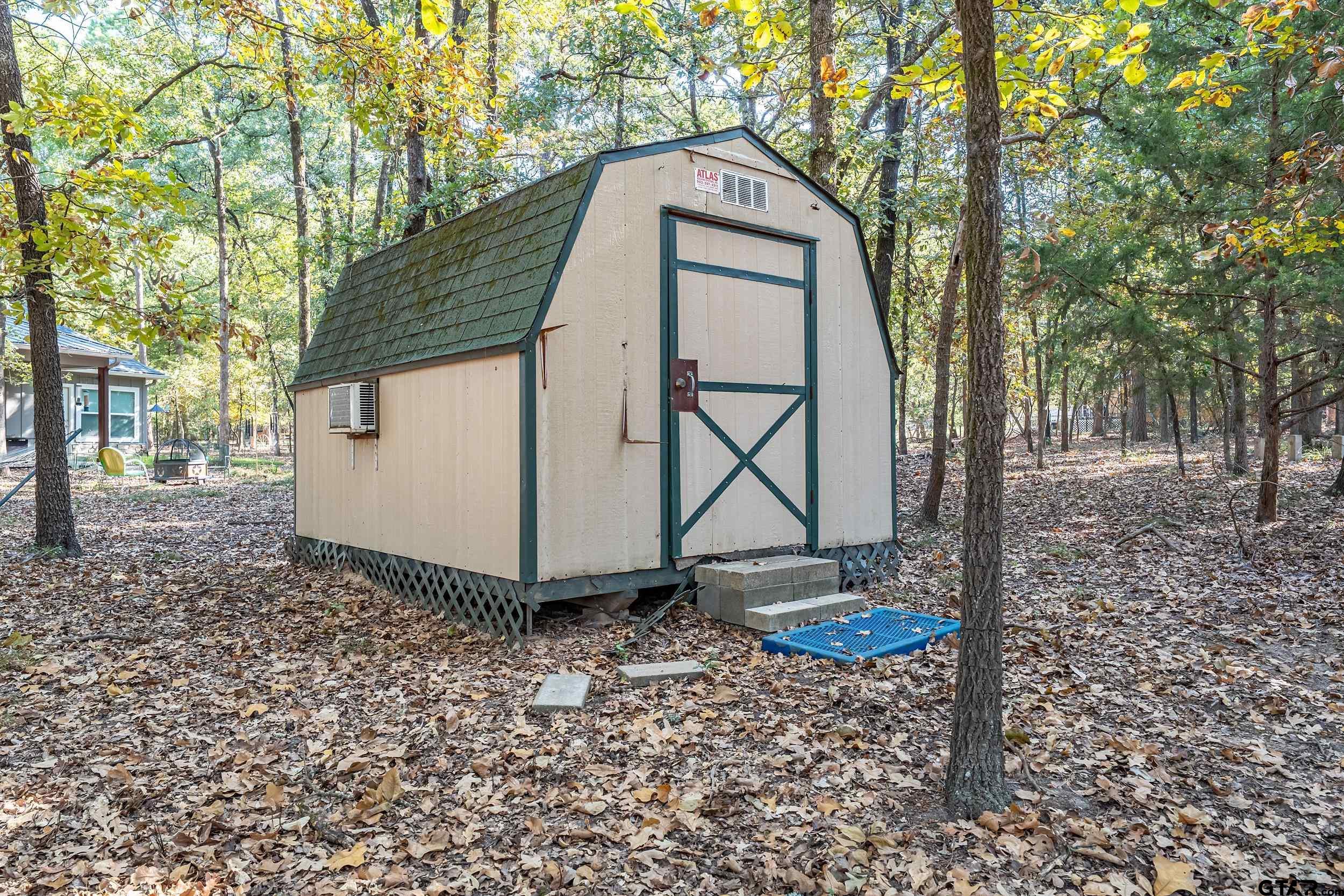 325 Laurel Lane Holly Lake Ranch, TX 75765 - Photo 30 of 34 a view of a house with backyard and trees