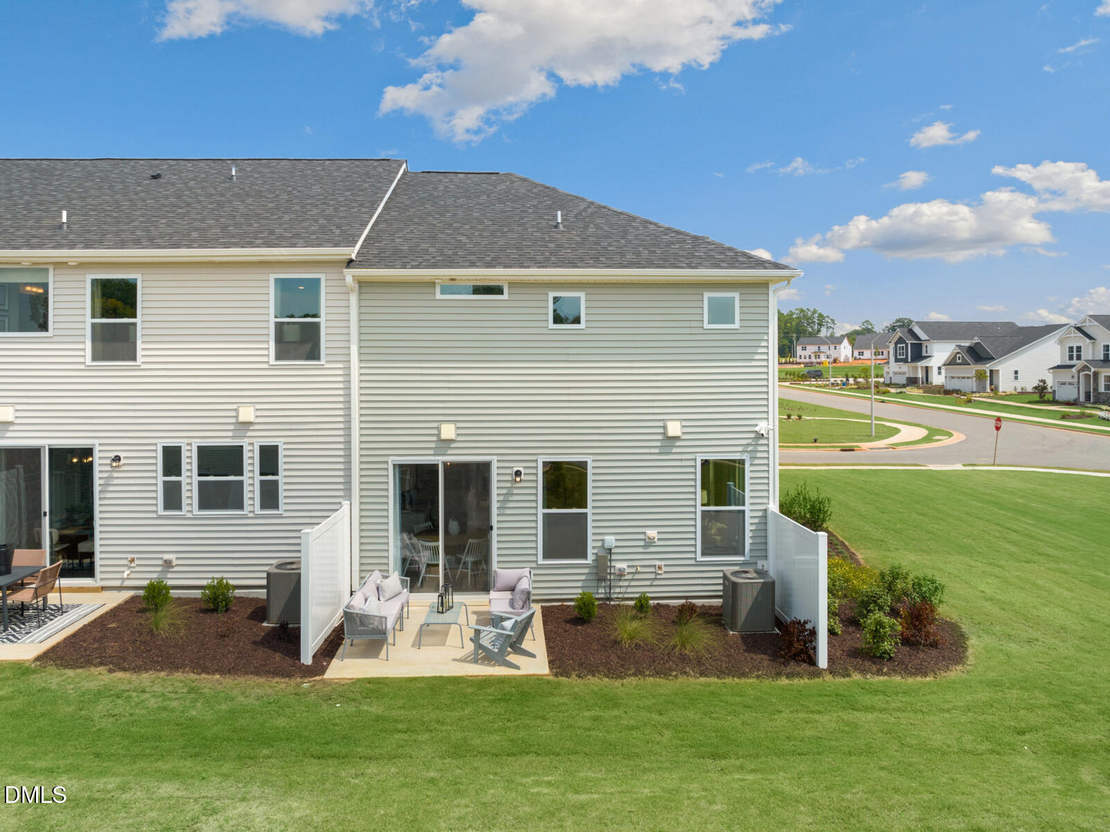 167 Siebold Street Garner, NC 27529 - Photo 44 of 46 a front view of house with yard and outdoor seating