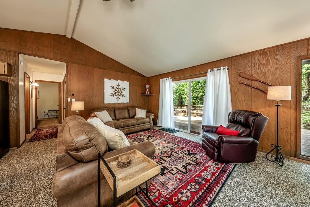 42318 Hanging Branch Road Shaver Lake, CA 93664 - Photo 5 of 13 a living room with furniture and a large window