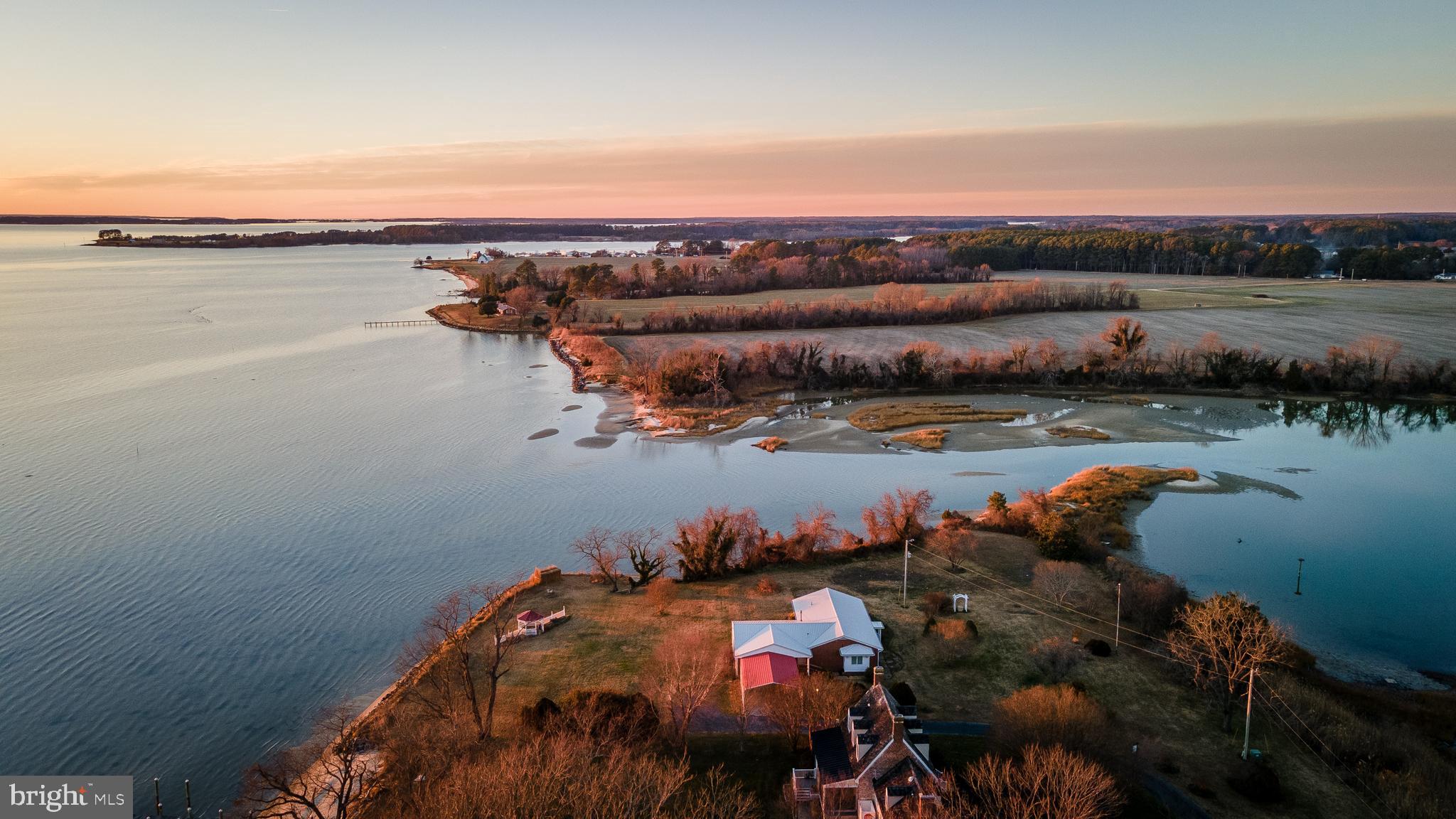 48724 Curleys Road Ridge, MD 20680 - Photo 37 of 44 a view of a lake in middle of the town