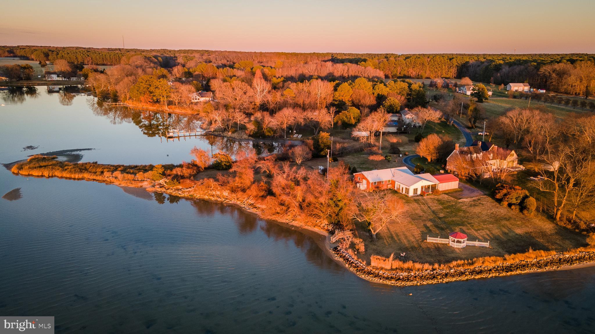 48724 Curleys Road Ridge, MD 20680 - Photo 39 of 44 an aerial view of residential houses with outdoor space