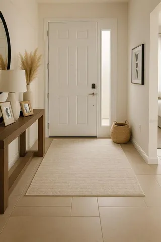 a view of kitchen with furniture and a fireplace