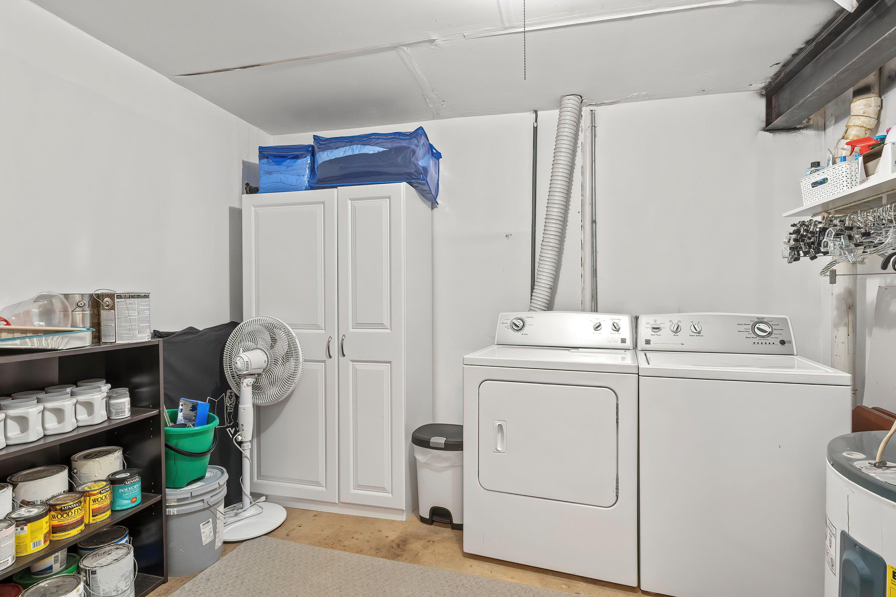 7286 Shellburne Drive Raleigh, NC 27612 - Photo 29 of 35 a room with dryer and washer