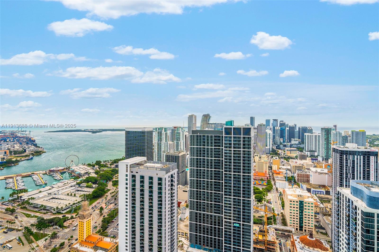 851 Northeast 1st Avenue, Unit 5312 Miami, FL 33132 - Photo 22 of 53 a view of a city with ocean