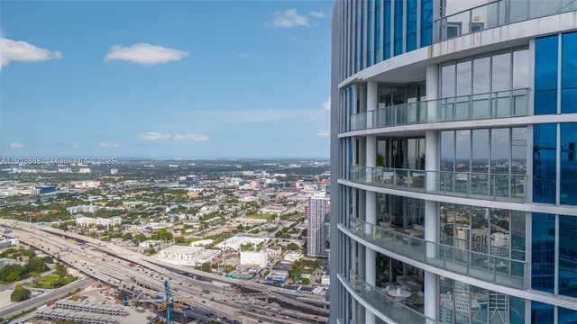a picture of a city with tall buildings