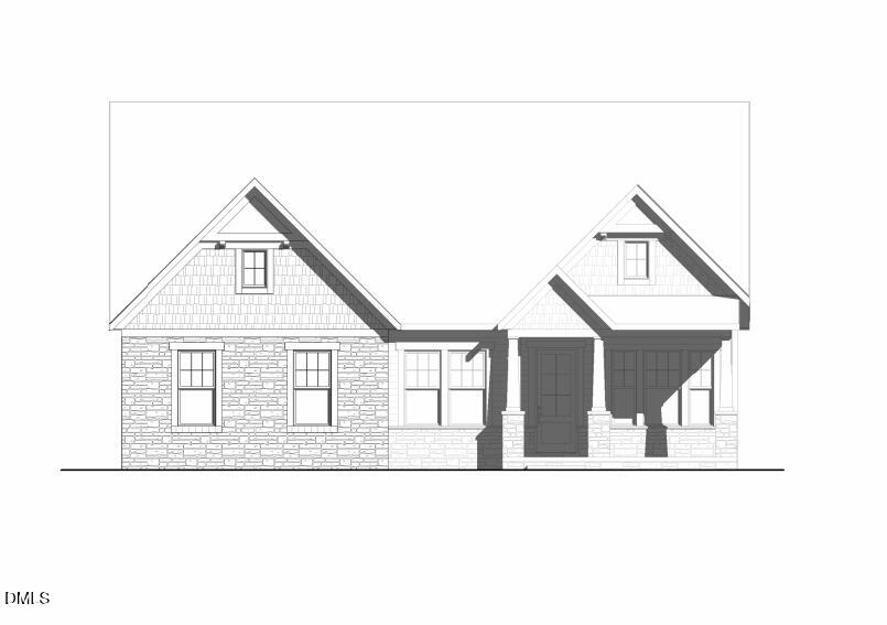 a black and white photo of a house