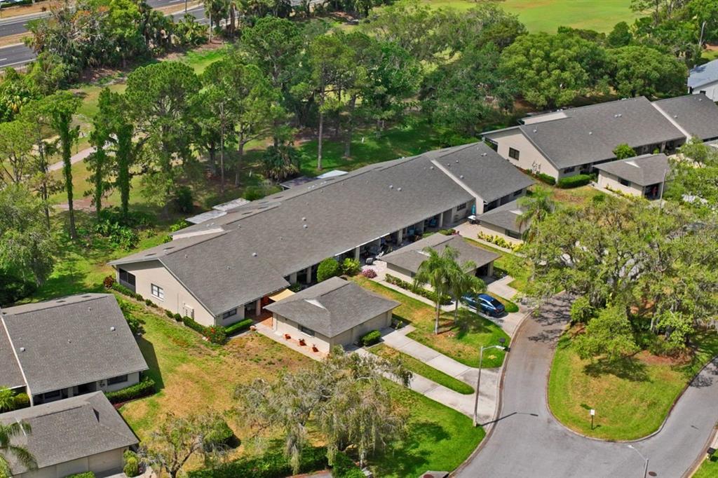 3274 Lori Lane, Unit 2 New Port Richey, FL 34655 - Photo 40 of 56 an aerial view of a house with a garden