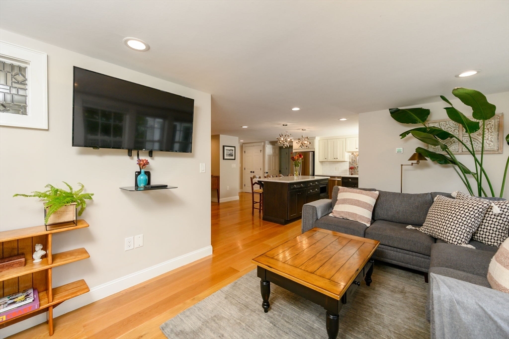 2 Hoover Road Hingham, MA 02043 - Photo 8 of 42 a living room with furniture and a flat screen tv