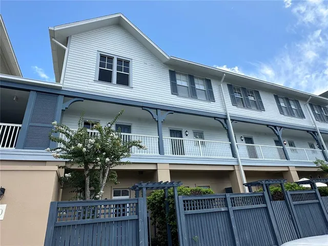 a front view of a house with balcony