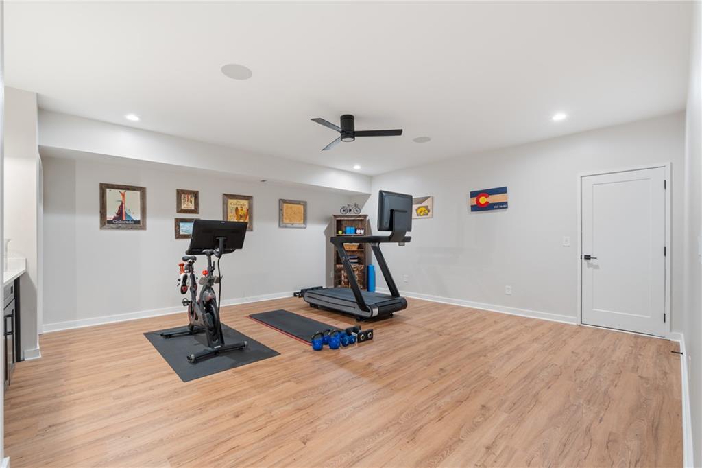 664 B Timm Valley Road Northeast Atlanta, GA 30305 - Photo 47 of 61 a view of a room with gym equipment