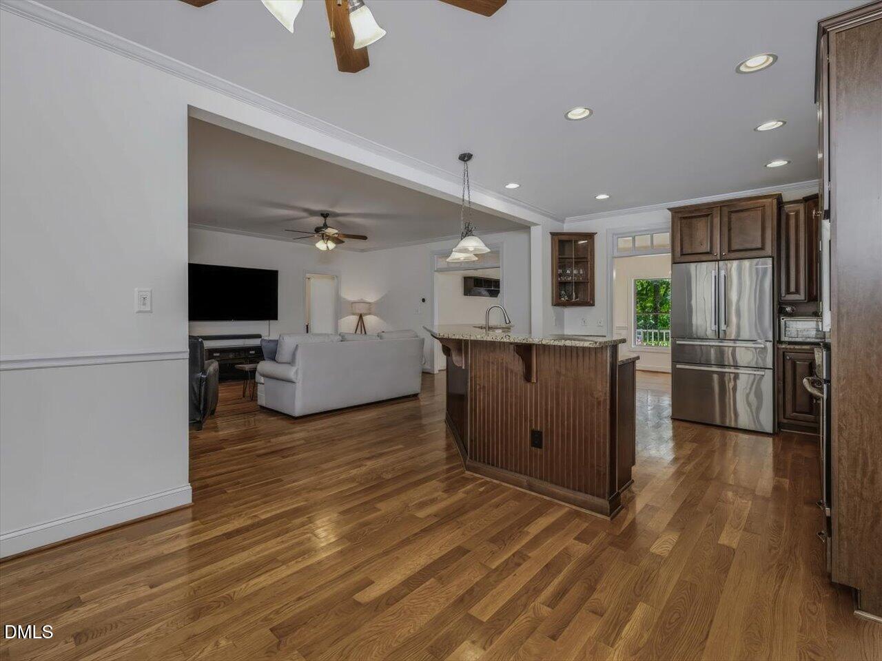 450 Ryan Road Pittsboro, NC 27312 - Photo 25 of 73 Informal Dining Nook Looking at Kitchen and Living Room - Corner View