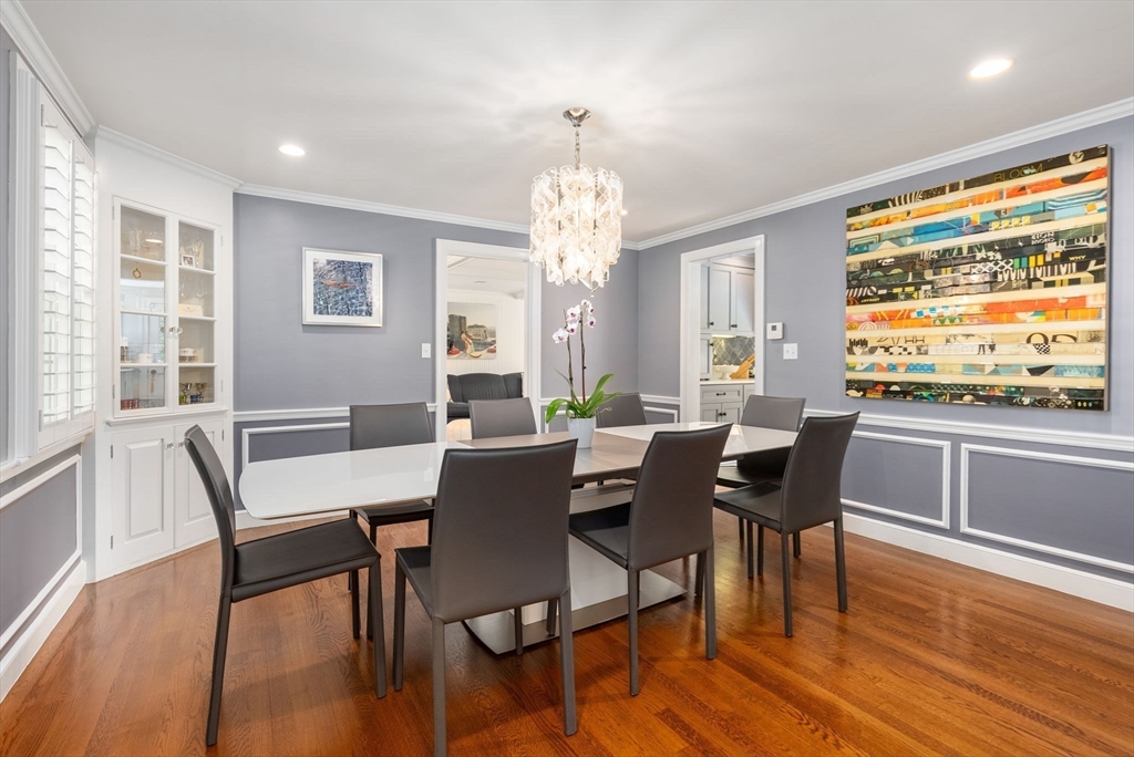 88 Albion Road Wellesley, MA 02481 - Photo 9 of 27 a view of a dining room with furniture windows and wooden floor