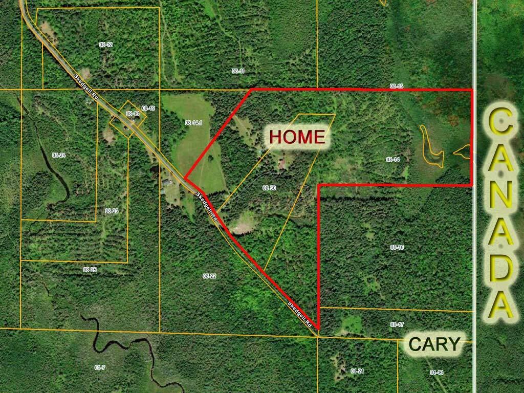 808 Skedgell Road Orient, ME 04471 - Photo 36 of 100 aerial-808-skedgell-cary-fa