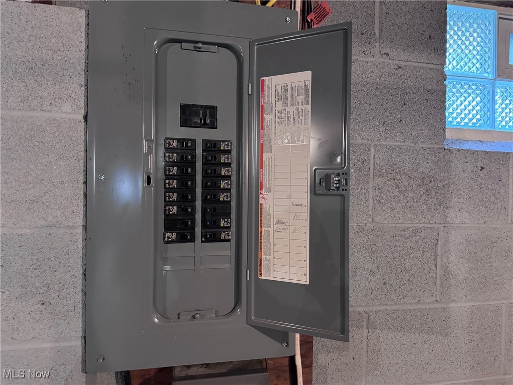 1719 Beryl Road Akron, OH 44312 - Photo 25 of 27 Utility room with electric panel