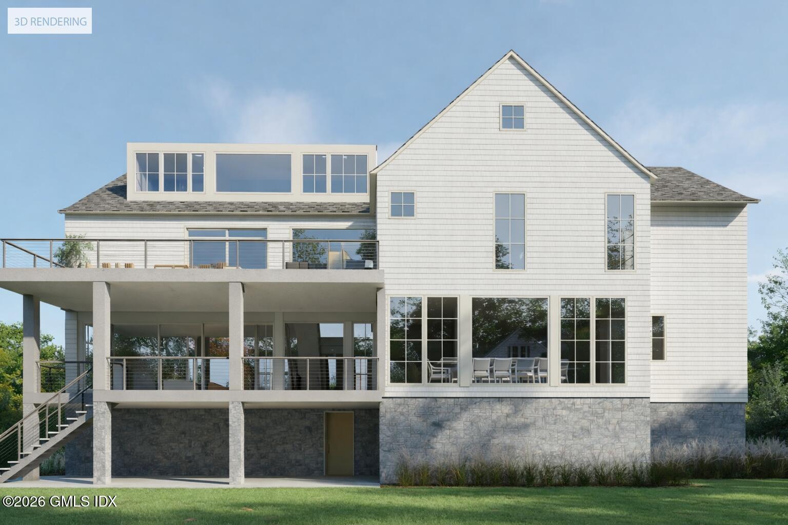 30 Meadowbank Road Old Greenwich, CT 06870 - Photo 15 of 28 a front view of building with yard