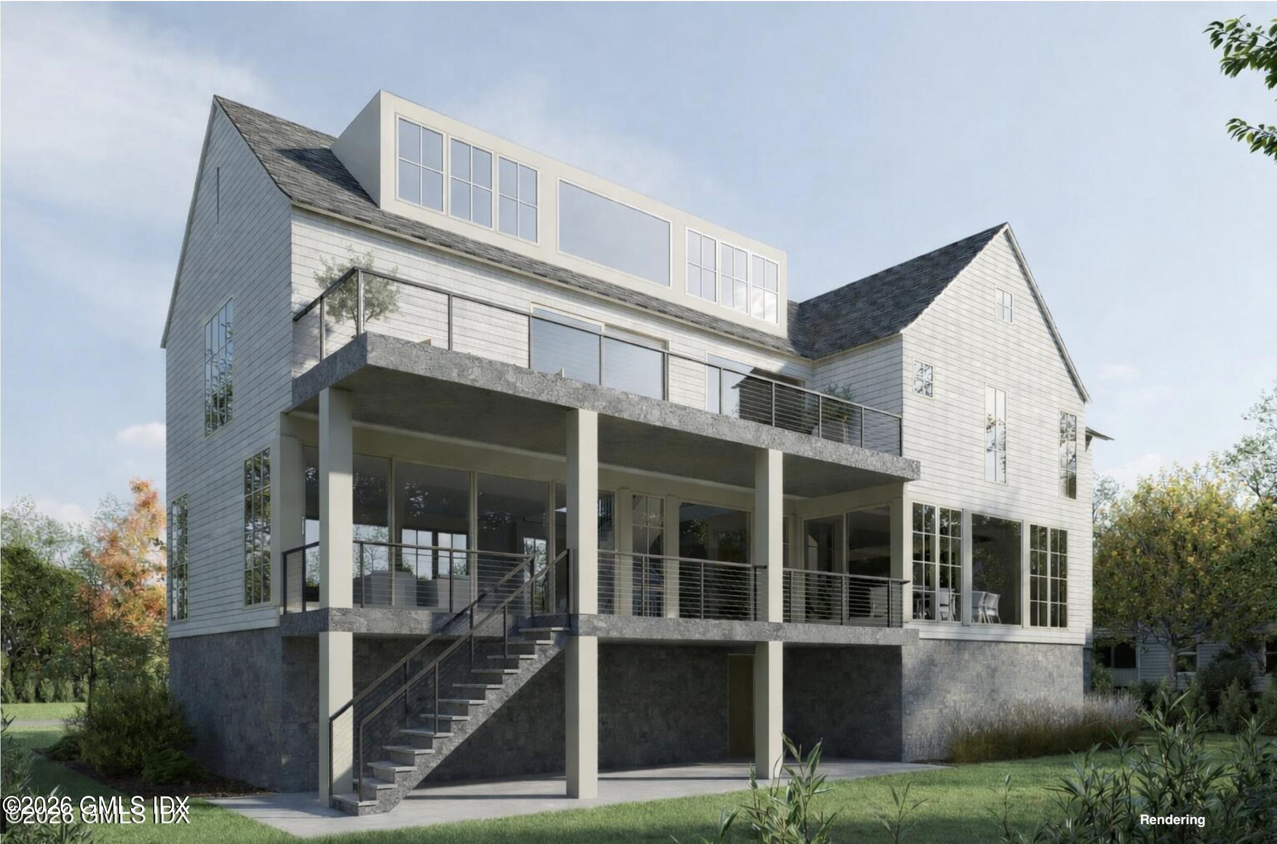 30 Meadowbank Road Old Greenwich, CT 06870 - Photo 16 of 28 front view of a building with a porch