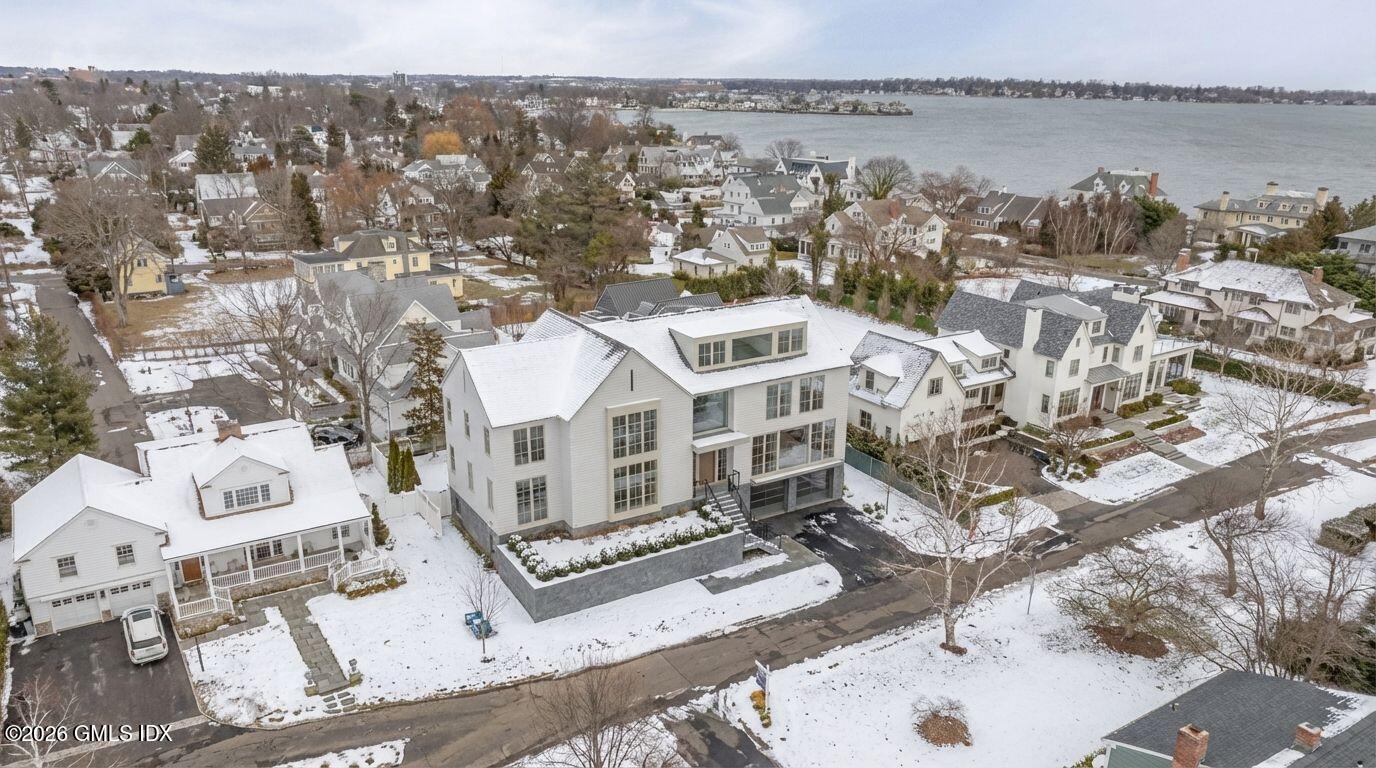 30 Meadowbank Road Old Greenwich, CT 06870 - Photo 19 of 28 an aerial view of residential houses with outdoor space
