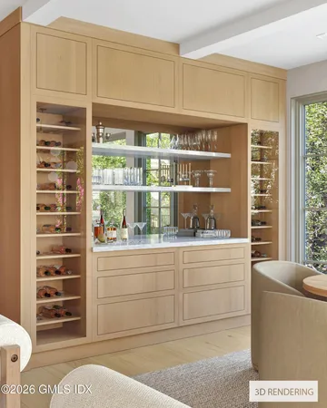 a room with furniture and window