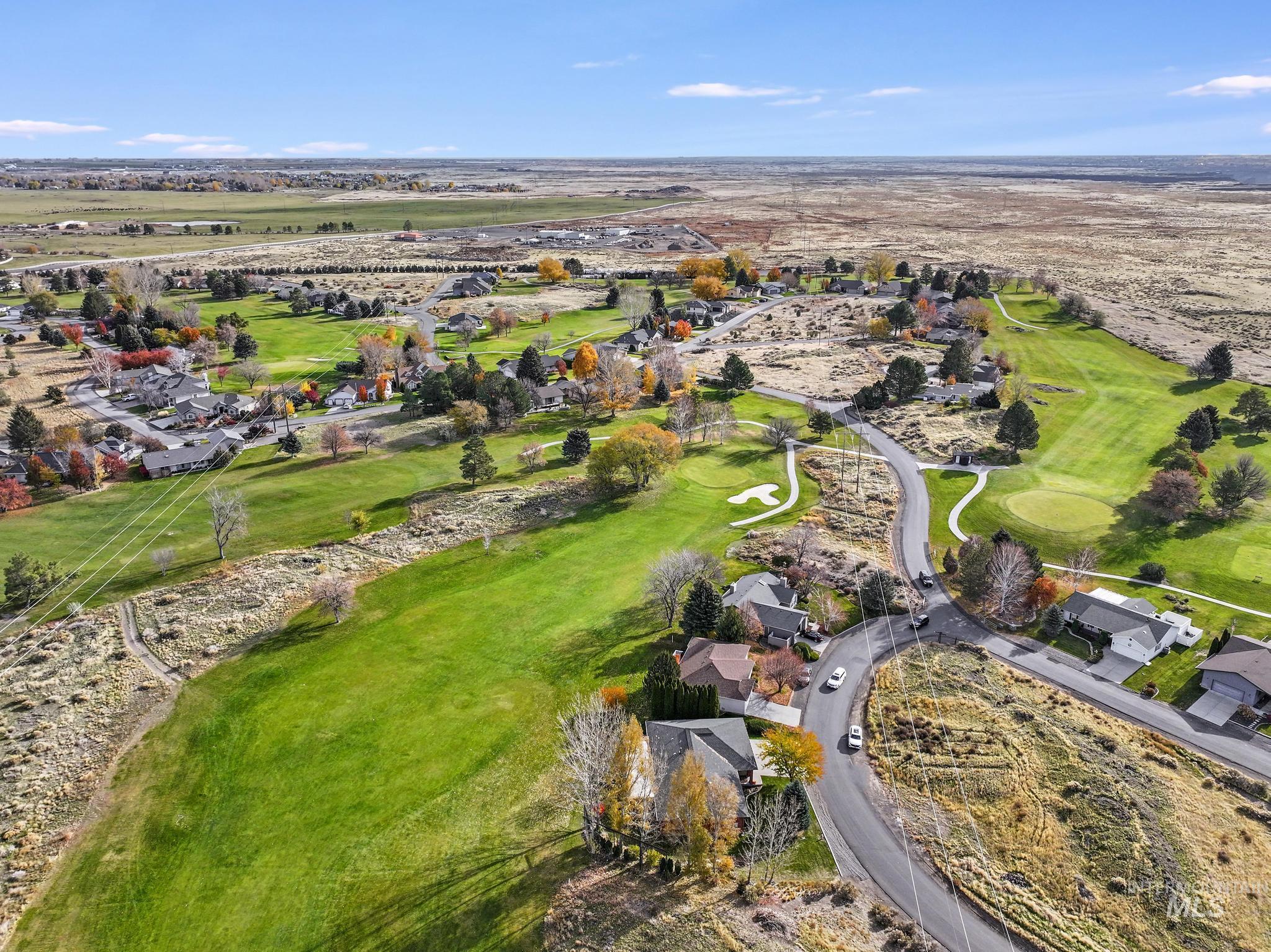 100 Olympic Road Jerome, ID 83338 - Photo 34 of 50 Aerial perspective showcasing residential properties bordering a golf course
