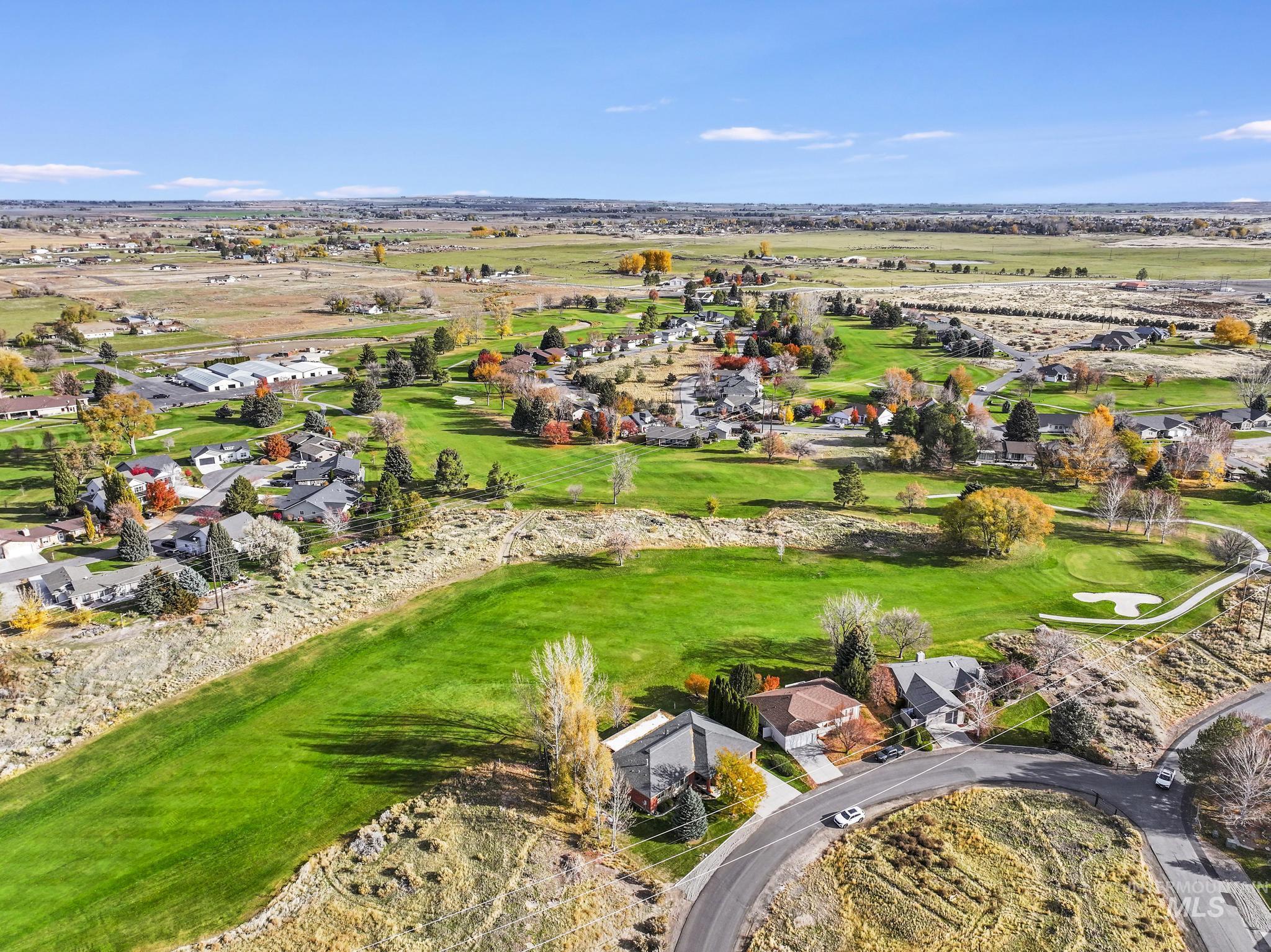 100 Olympic Road Jerome, ID 83338 - Photo 43 of 50 Aerial perspective showcasing a residential community amidst expansive green spaces