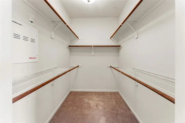 a view of hallway with stairs