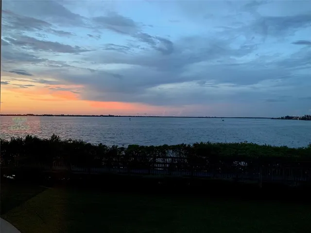 a view of an ocean and beach
