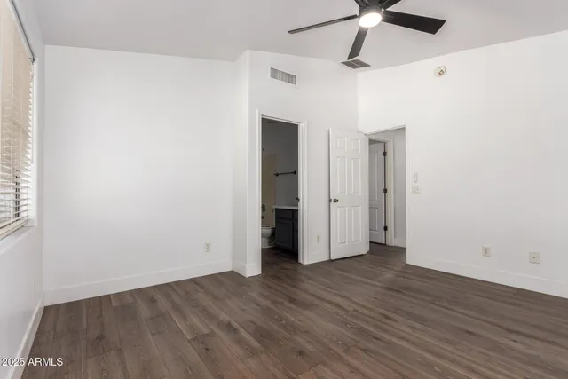 wooden floor in an empty room