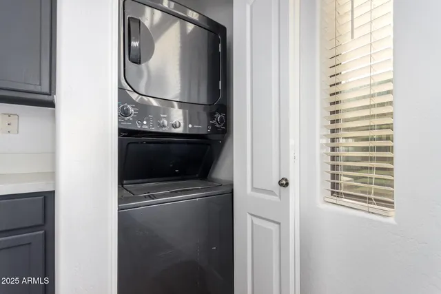 a close view of a stove and a microwave