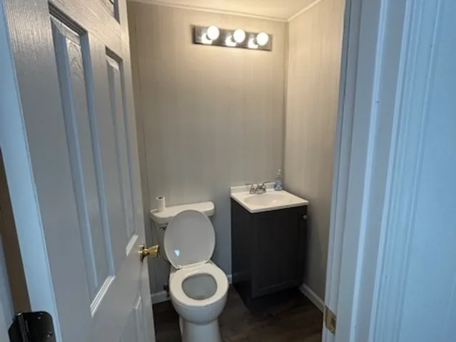 a bathroom with a sink and a toilet