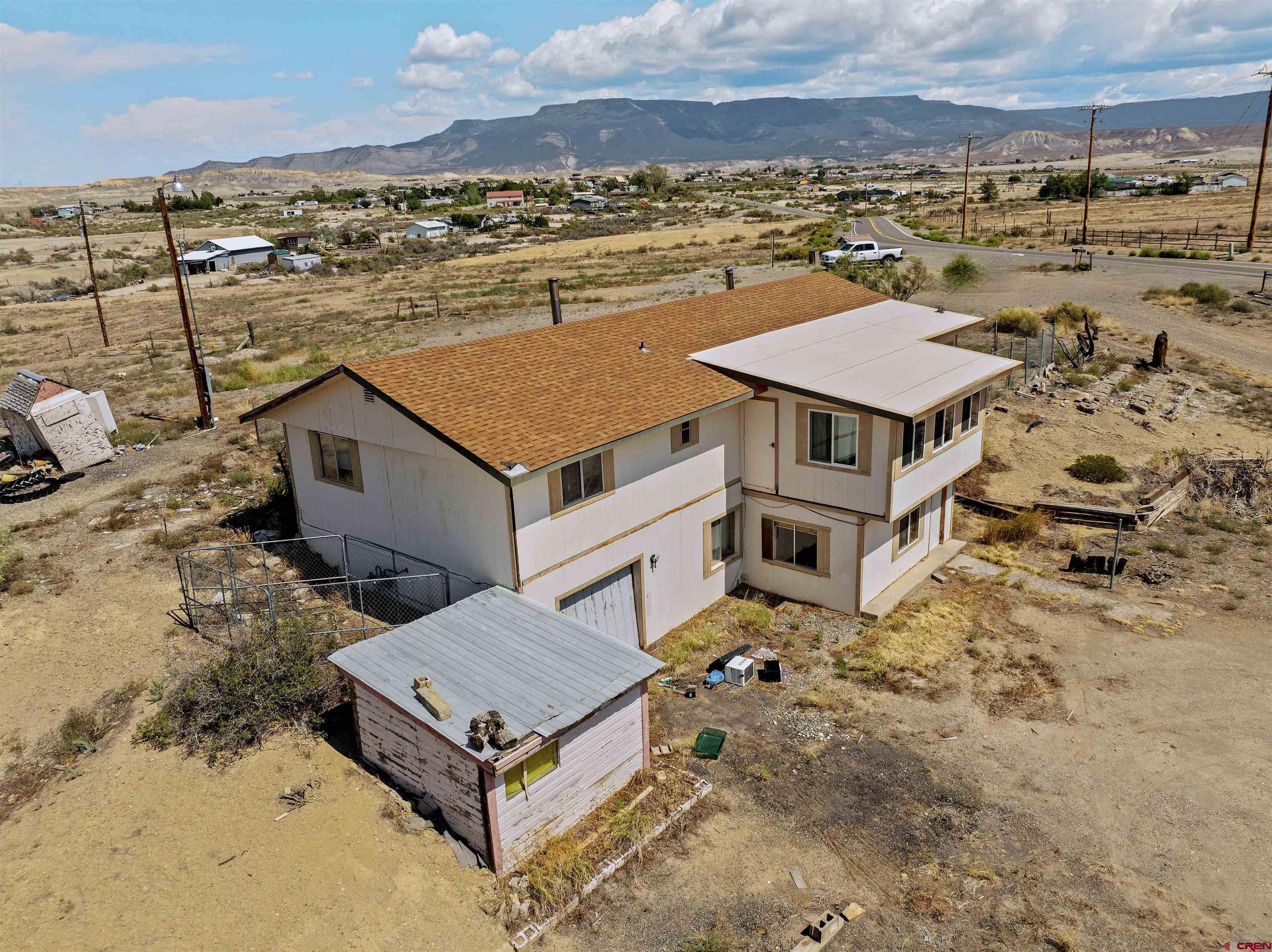 160 Reeder Mesa Road Whitewater, CO 81527 - Photo 15 of 22 an aerial view of a house with a yard