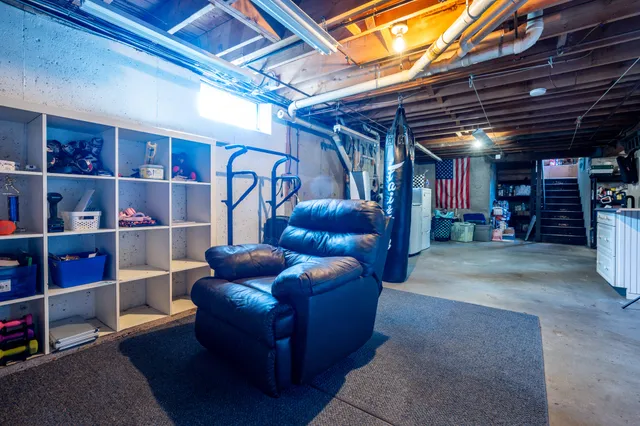 a view of livingroom with furniture and window