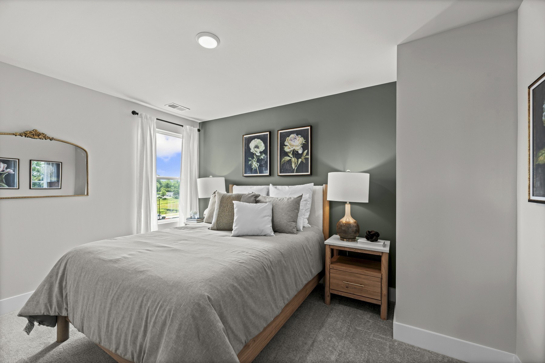 304 Strong Street Columbia, TN 38401 - Photo 40 of 49 a bedroom with a bed and a night stand