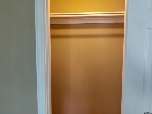 a view of a closet
