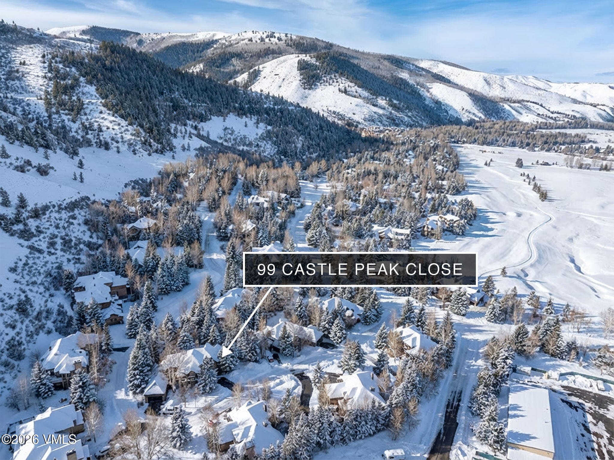 99 Castle Peak Close, Unit B Edwards, CO 81632 - Photo 29 of 35 2601_99_castle_peak_close_aerial_c_winte