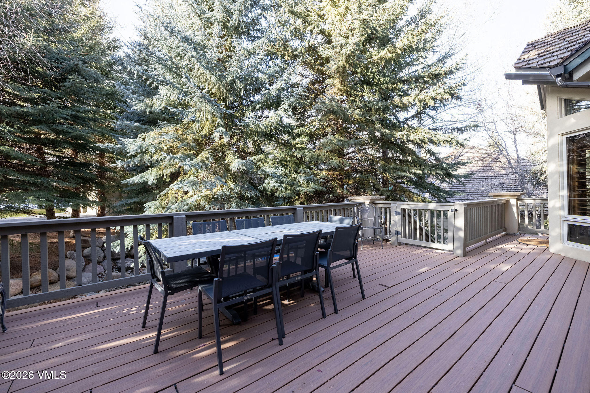 99 Castle Peak Close, Unit B Edwards, CO 81632 - Photo 7 of 35 a view of roof deck with furniture and wooden floor