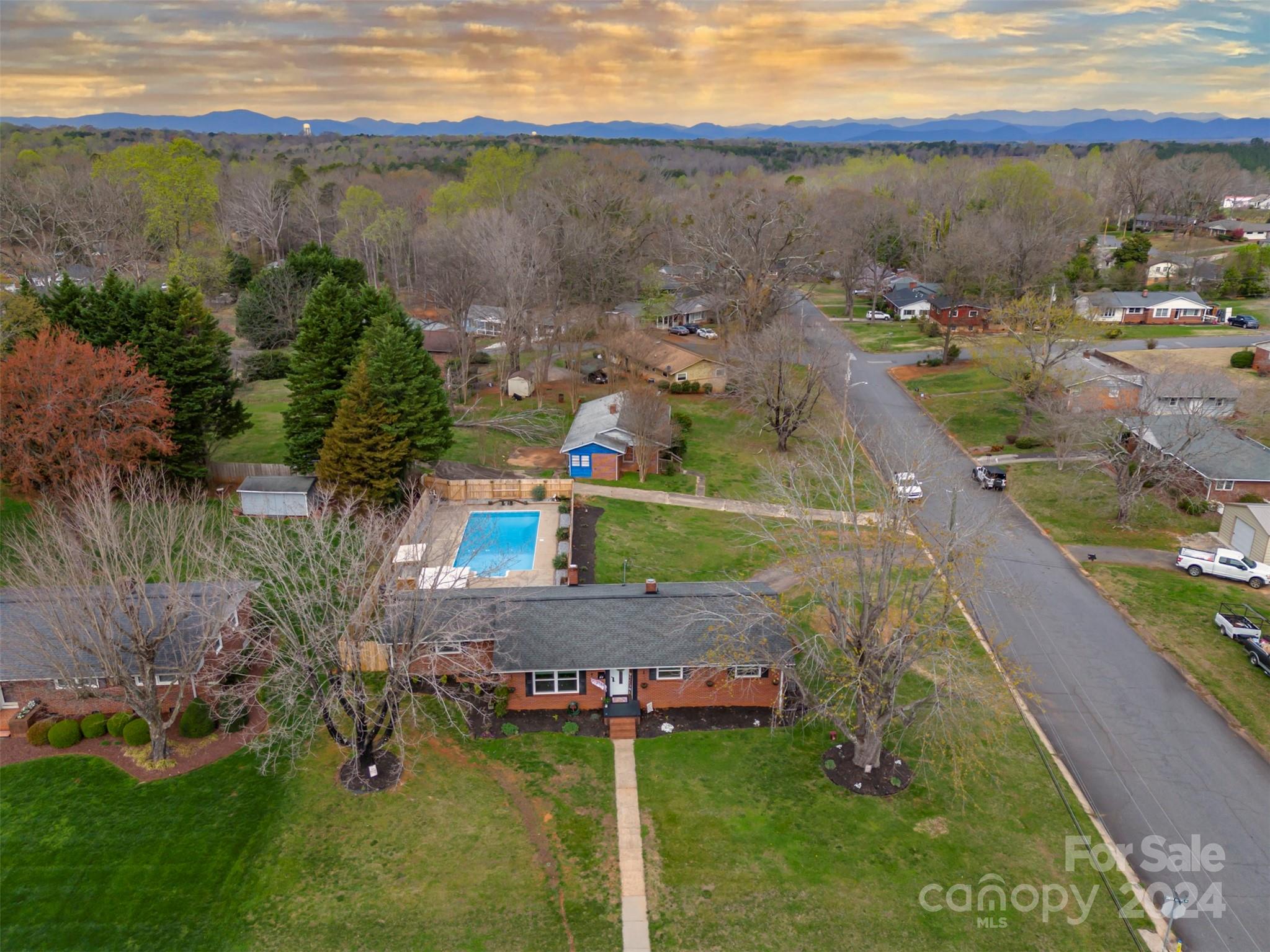 207 Smith Grove Road Forest City, NC 28043 - Photo 37 of 37 a view of a lake with a yard