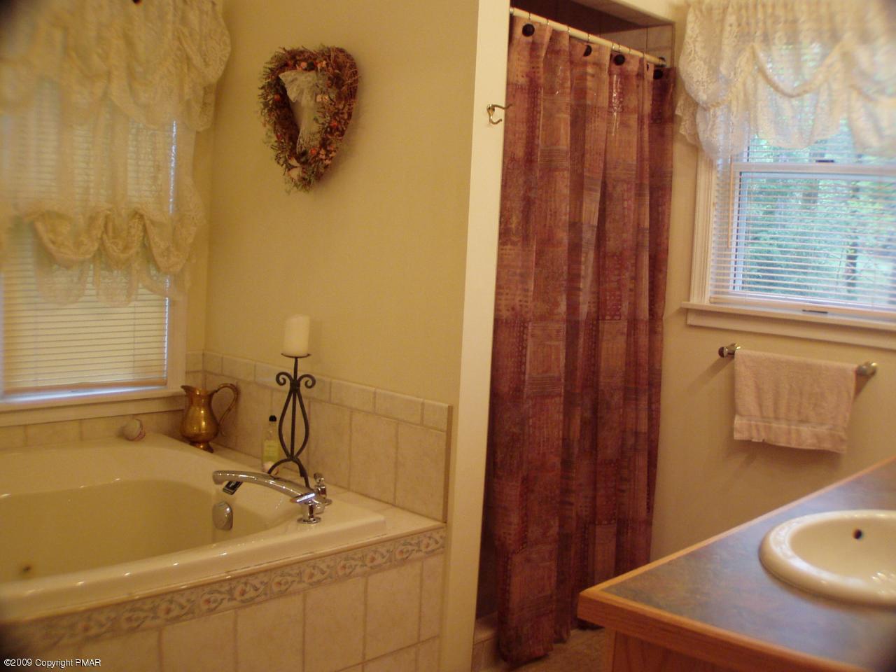 Devil's Hole Road Cresco, PA 18326 - Photo 16 of 27 a bathroom with a sink and a tub