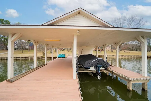 a view of a balcony and lake view