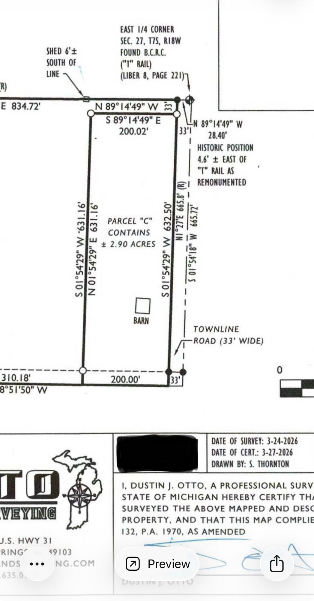 15774 Townline Road Buchanan, MI 49107 - Photo 14 of 14 Survey Available