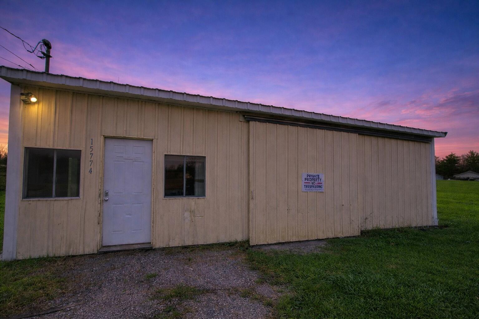 15774 Townline Road Buchanan, MI 49107 - Photo 10 of 14 Pole Barn at Dusk