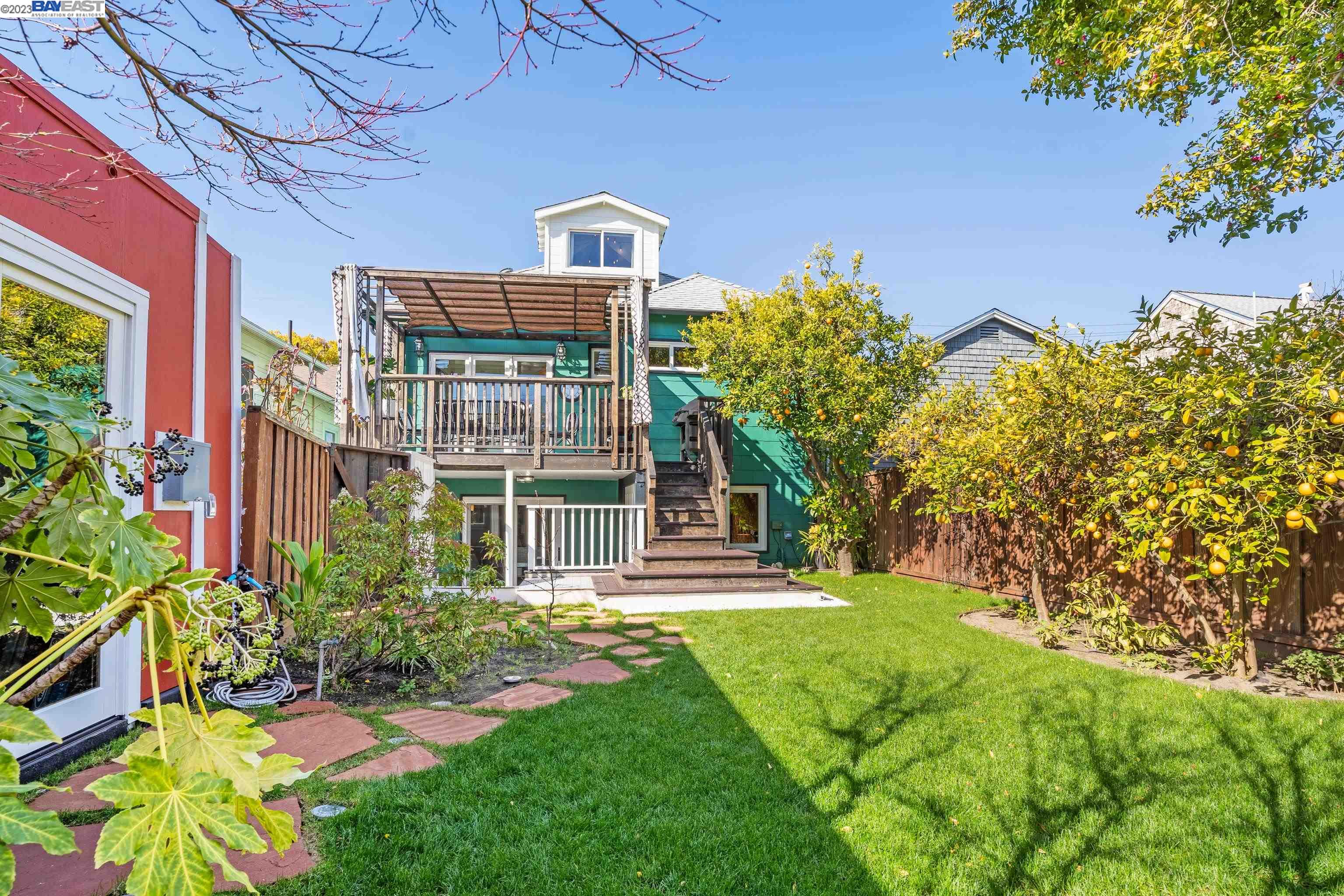 Undisclosed Address Alameda, CA 94501 - Photo 42 of 50 a front view of a house with a yard