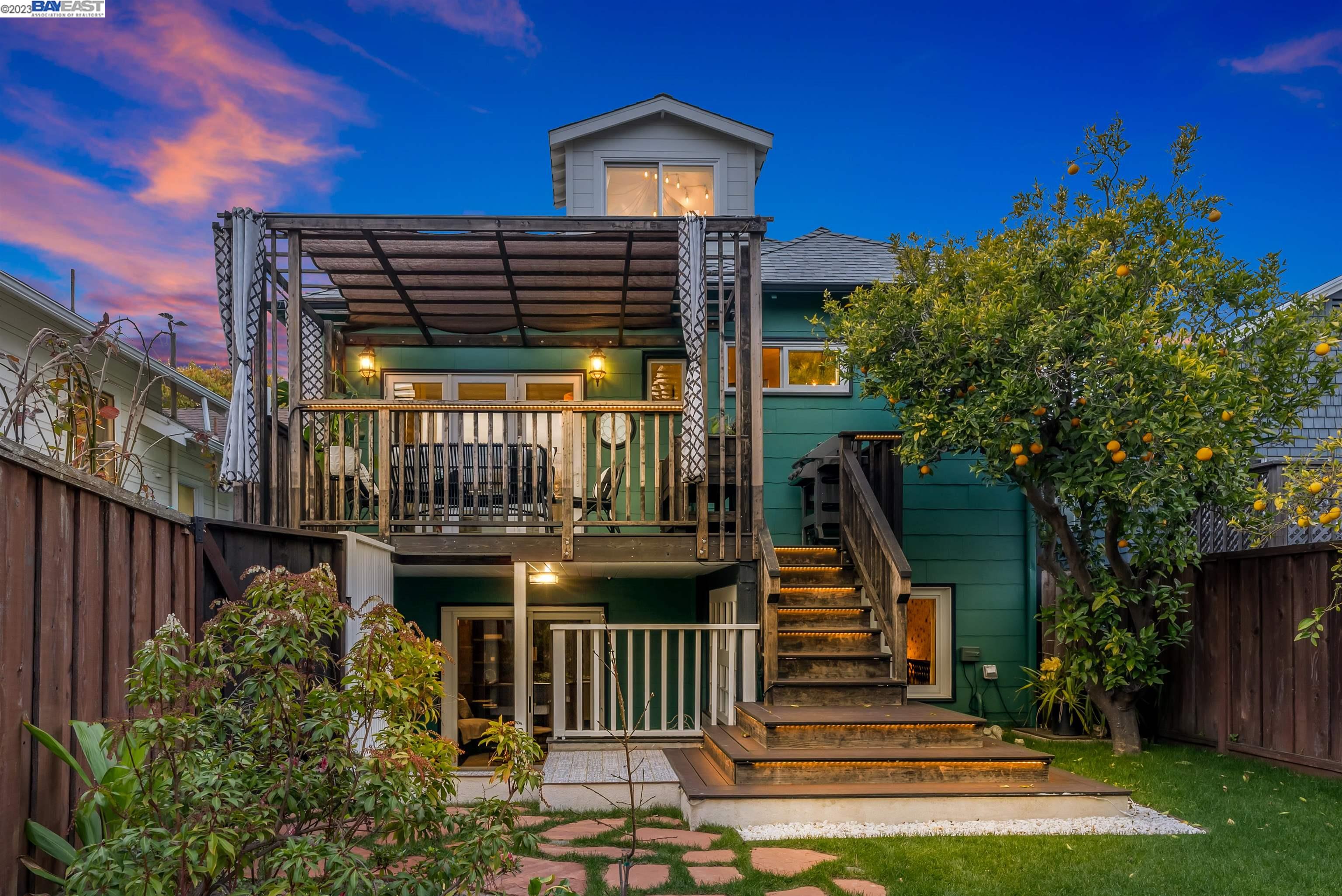 Undisclosed Address Alameda, CA 94501 - Photo 43 of 50 a front view of a house with a yard