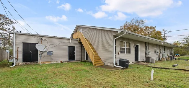 a front view of a house with swimming pool