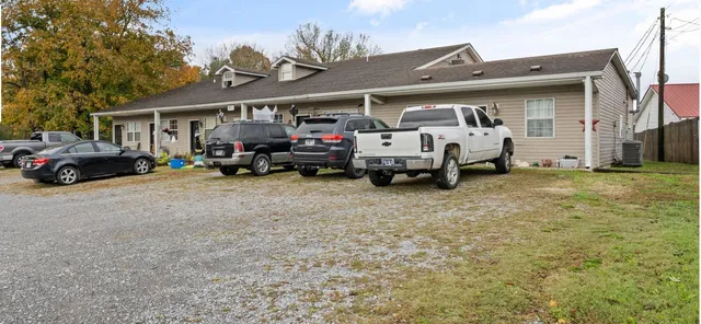 a view of a cars parking space