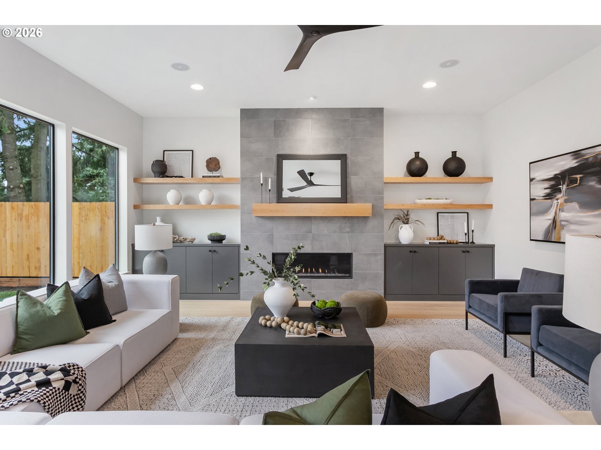4977 Summit Street West Linn, OR 97068 - Photo 17 of 43 a living room with furniture and a fireplace
