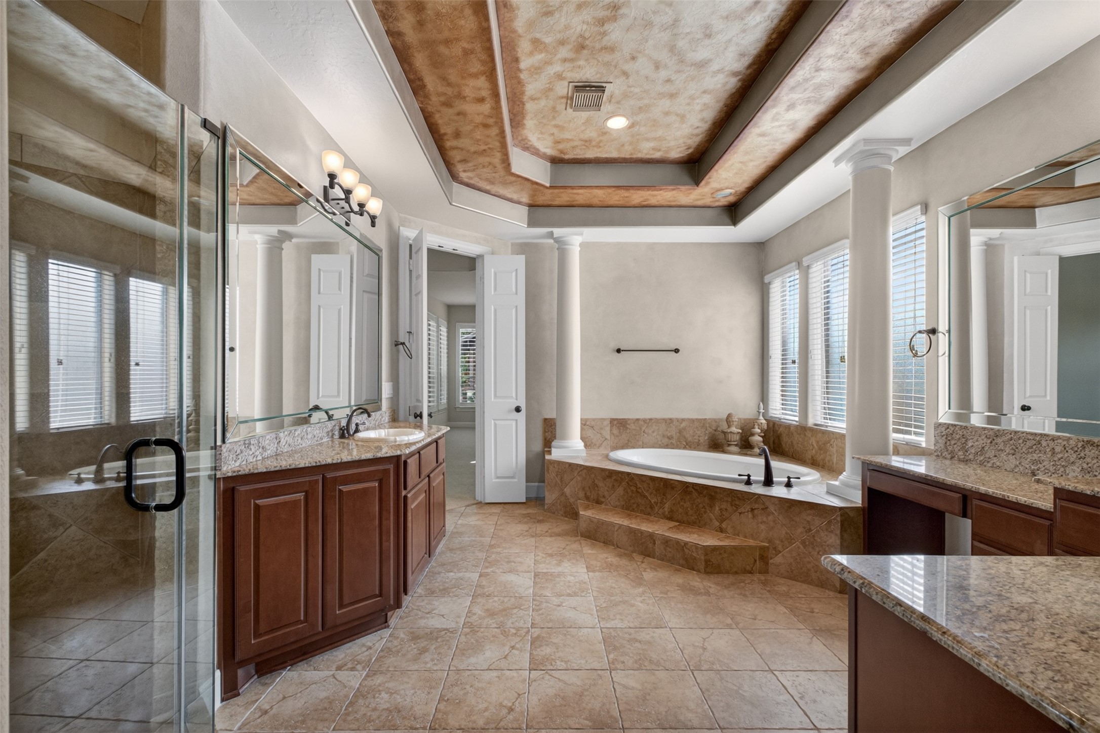 7303 Starry Night Katy, TX 77494 - Photo 21 of 42 The details in this primary shower are truly custom finishes.